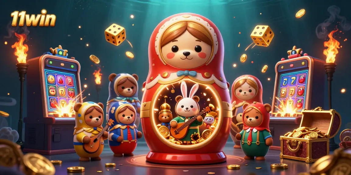 Experience a vibrant transformation at 11win with dynamic casino scenes and playful characters.