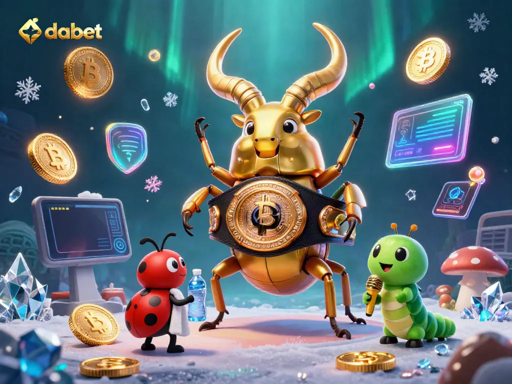 Dabet champions engage in a thrilling betting scene featuring vibrant gaming elements and characters.