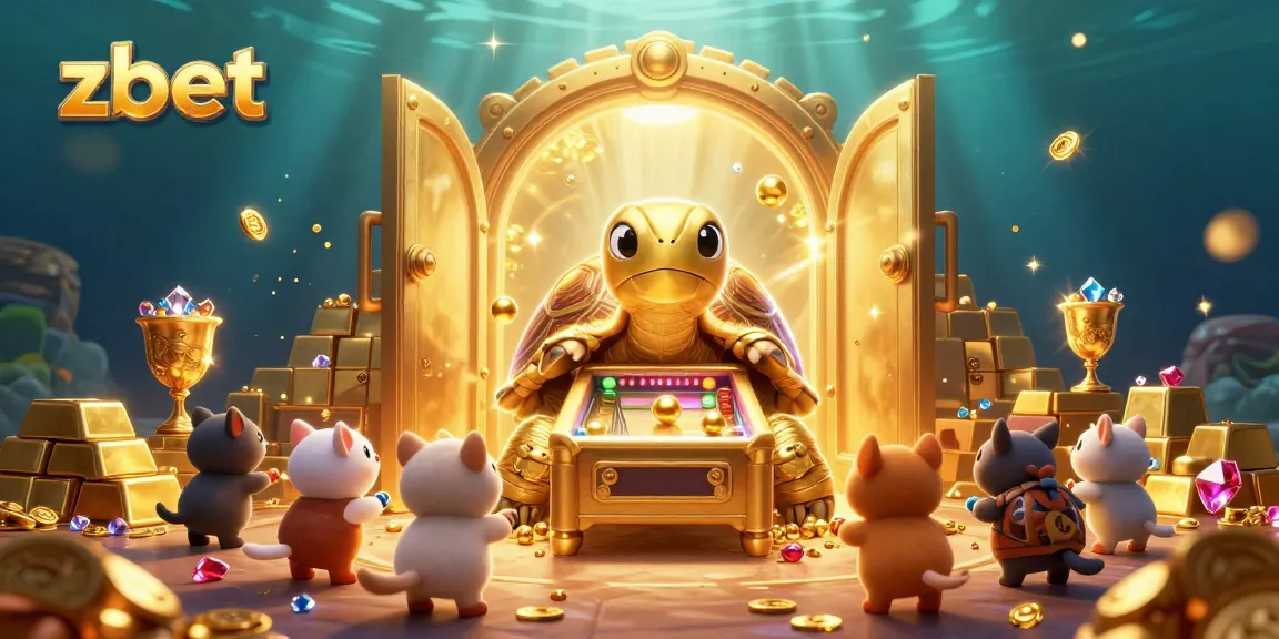 Experience thrilling gameplay at zbet with vibrant 3D casino characters and golden treasures.