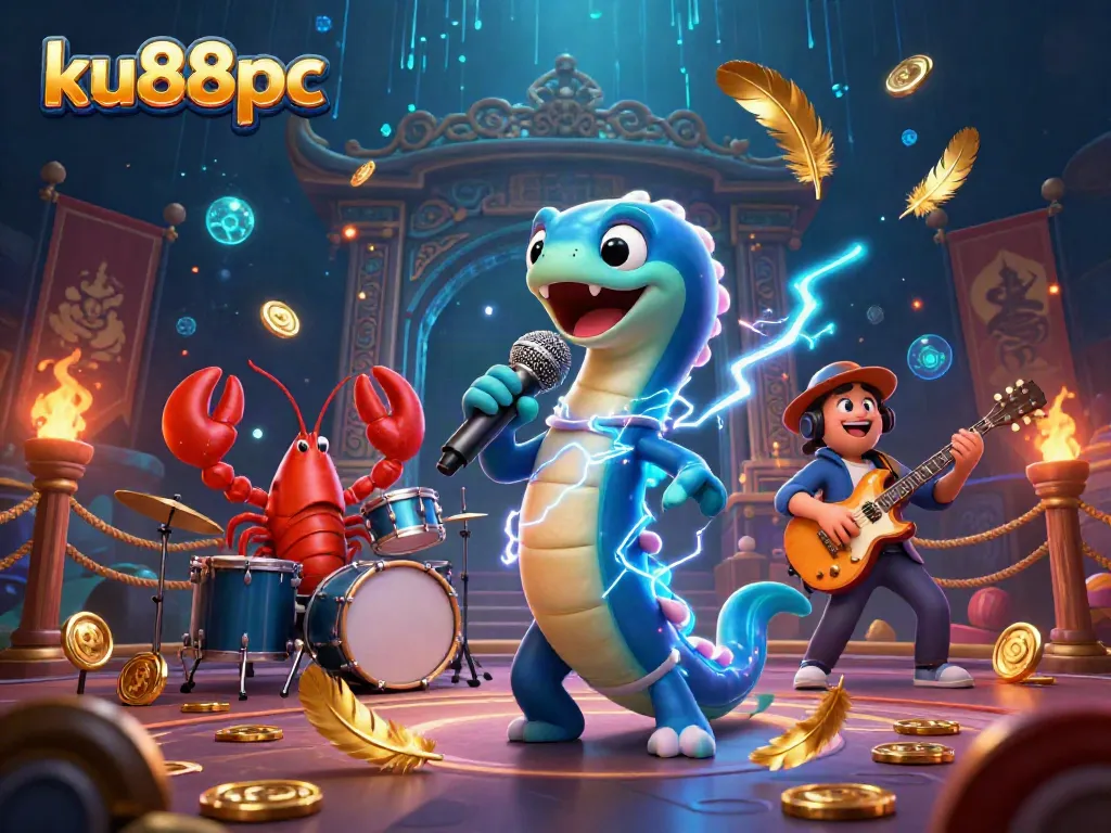 Experience exhilarating action at ku88pc with a dynamic DJ eel performing at an underwater casino.