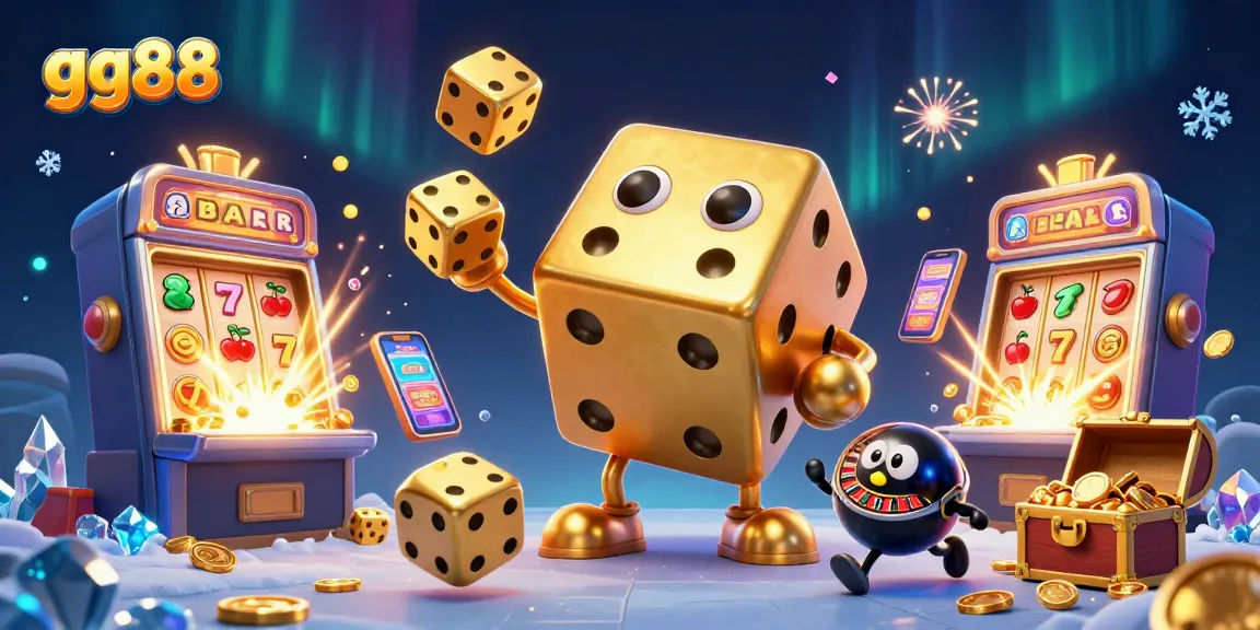 Experience lucky moments at gg88 with golden dice juggernauts amid explosive casino riches.