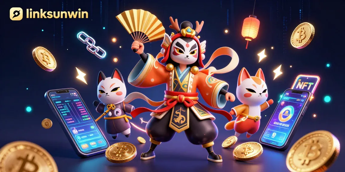 Engage in winning strategies with linksunwin through vibrant casino-themed 3D illustration.